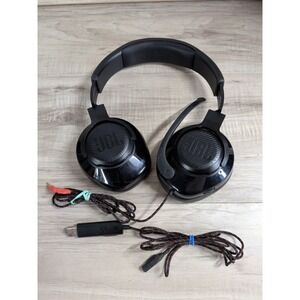 JBL Quantum 300 Black Over Head Headsets for Gaming With USB